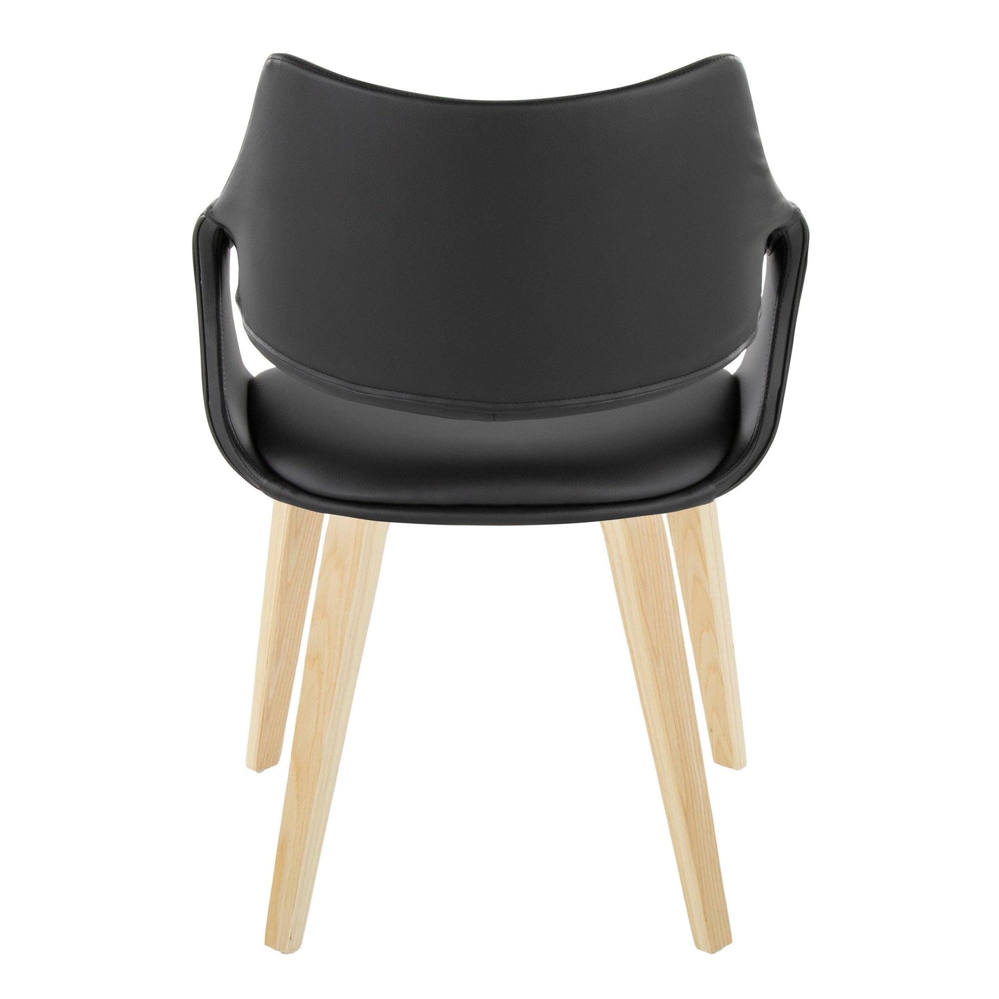 Lumisource Curvo High Back Upholstered Chair - Set of 2
