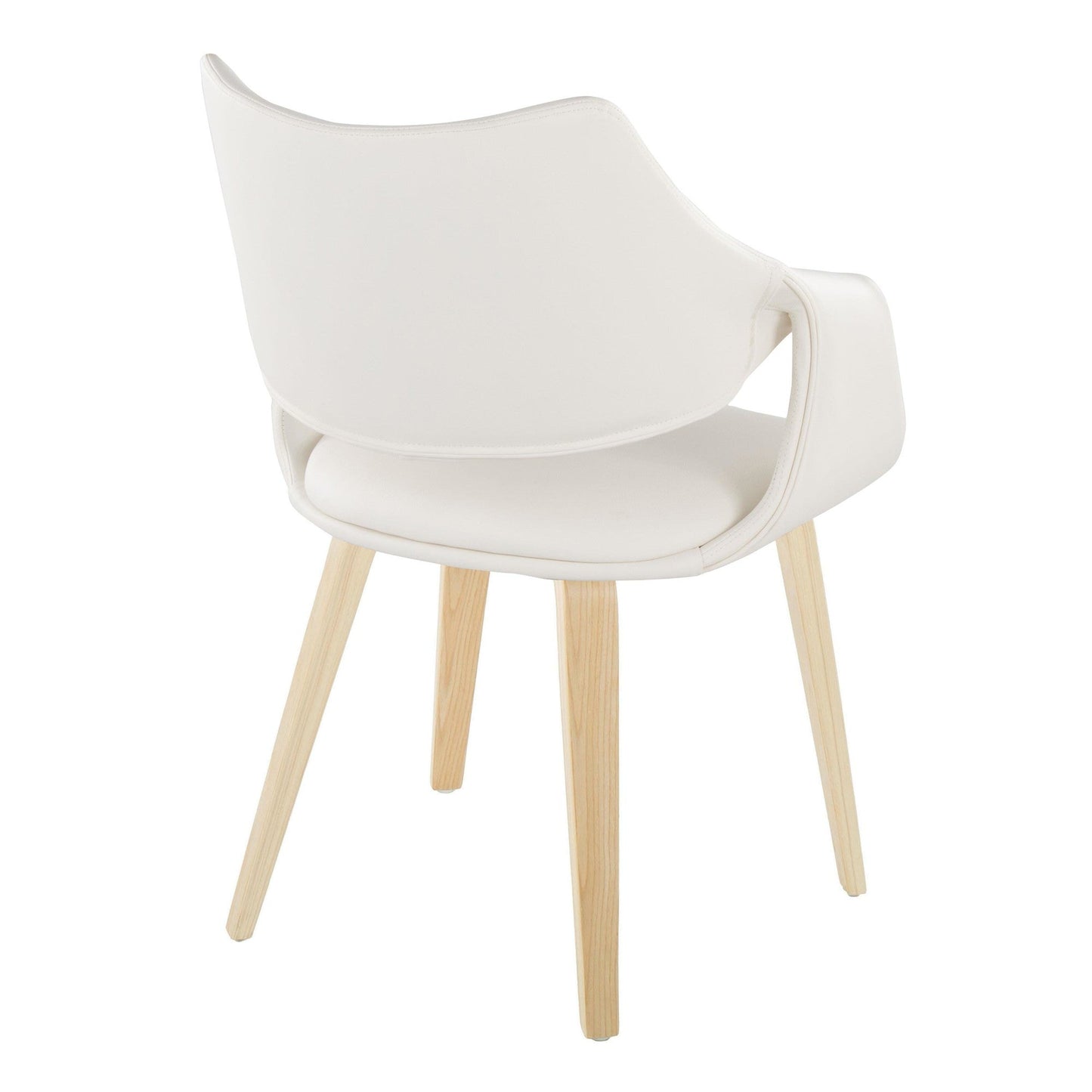 Lumisource Curvo High Back Upholstered Chair - Set of 2