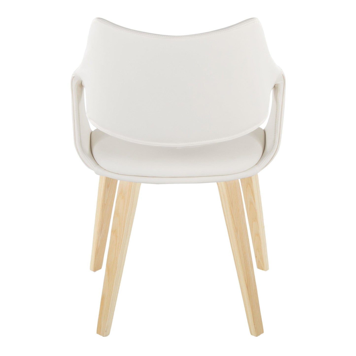 Lumisource Curvo High Back Upholstered Chair - Set of 2