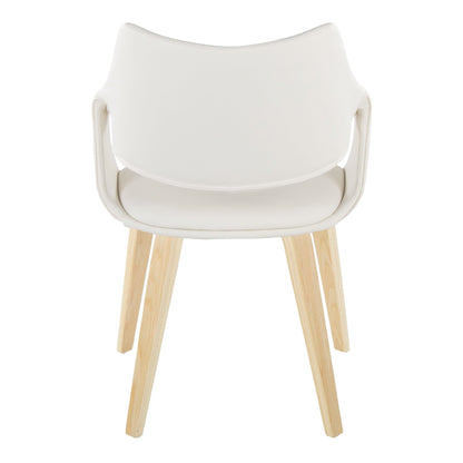 Lumisource Curvo High Back Upholstered Chair - Set of 2