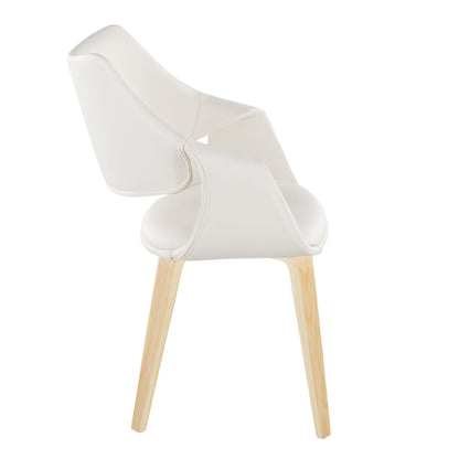 Lumisource Curvo High Back Upholstered Chair - Set of 2