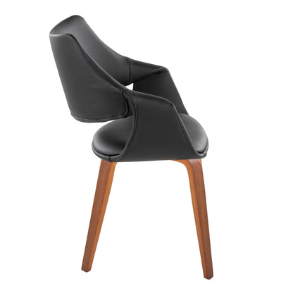 Lumisource Curvo High Back Upholstered Chair - Set of 2