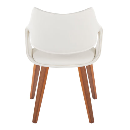 Lumisource Curvo High Back Upholstered Chair - Set of 2