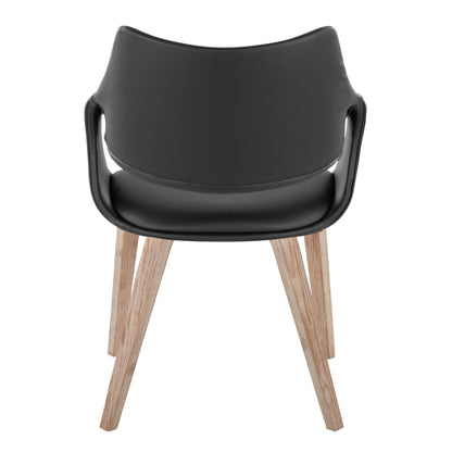Lumisource Curvo High Back Upholstered Chair - Set of 2