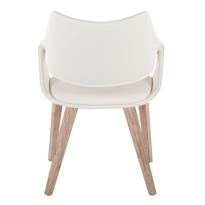 Lumisource Curvo High Back Upholstered Chair - Set of 2