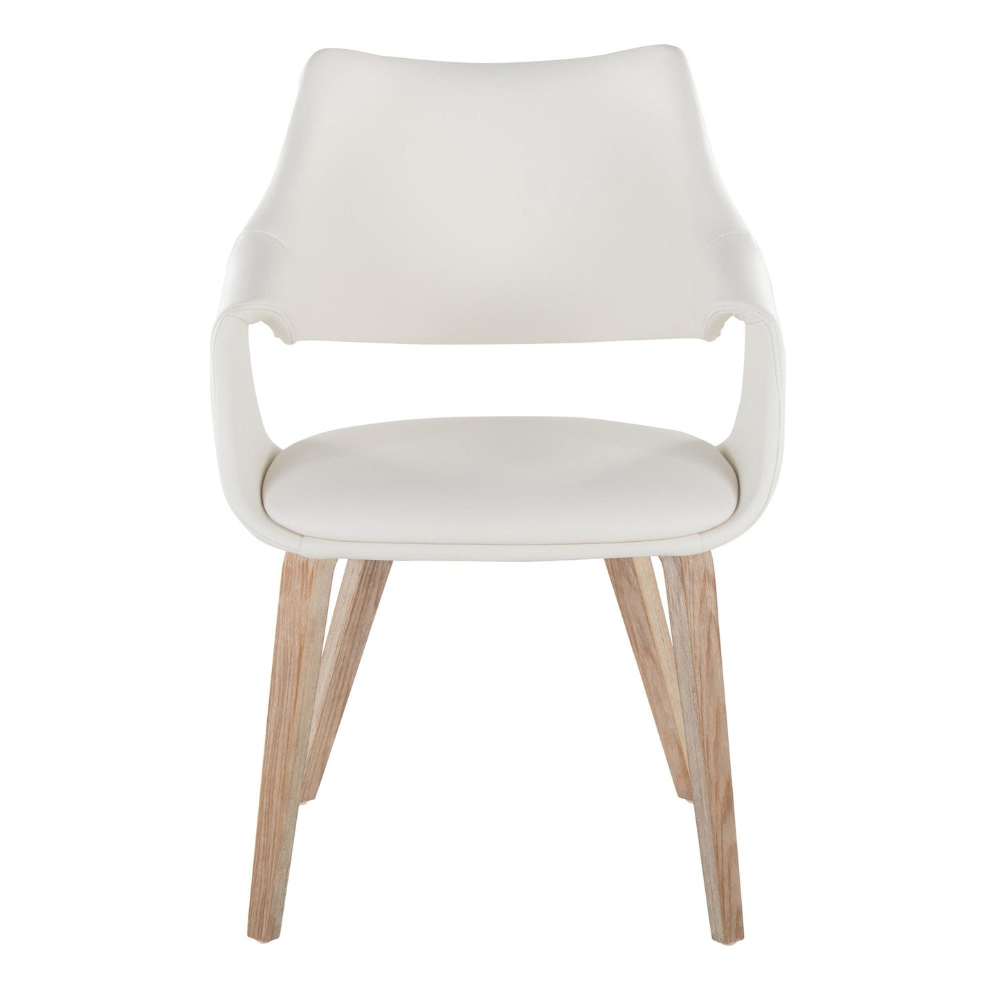 Lumisource Curvo High Back Upholstered Chair - Set of 2