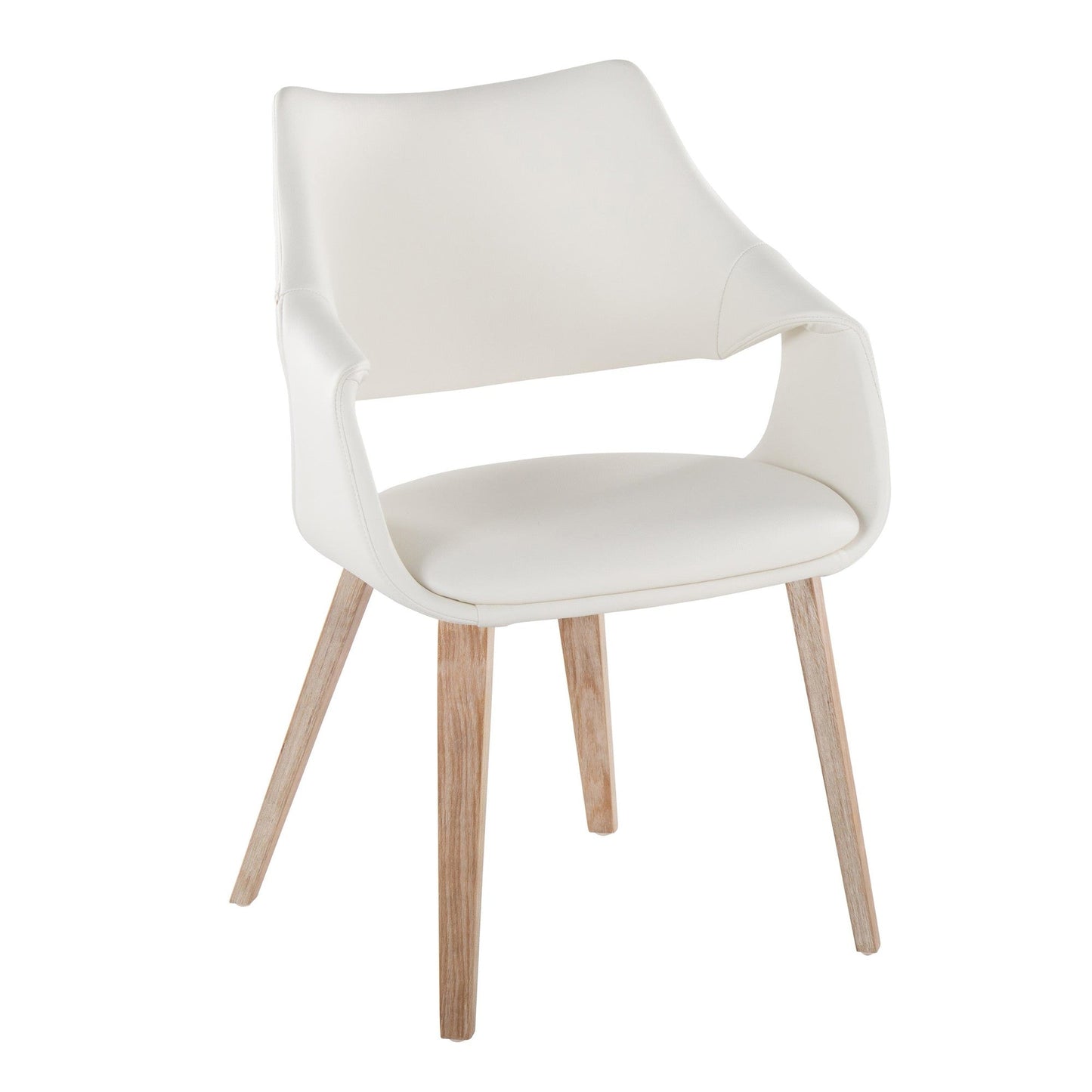 Lumisource Curvo High Back Upholstered Chair - Set of 2