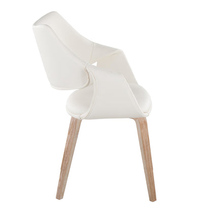 Lumisource Curvo High Back Upholstered Chair - Set of 2