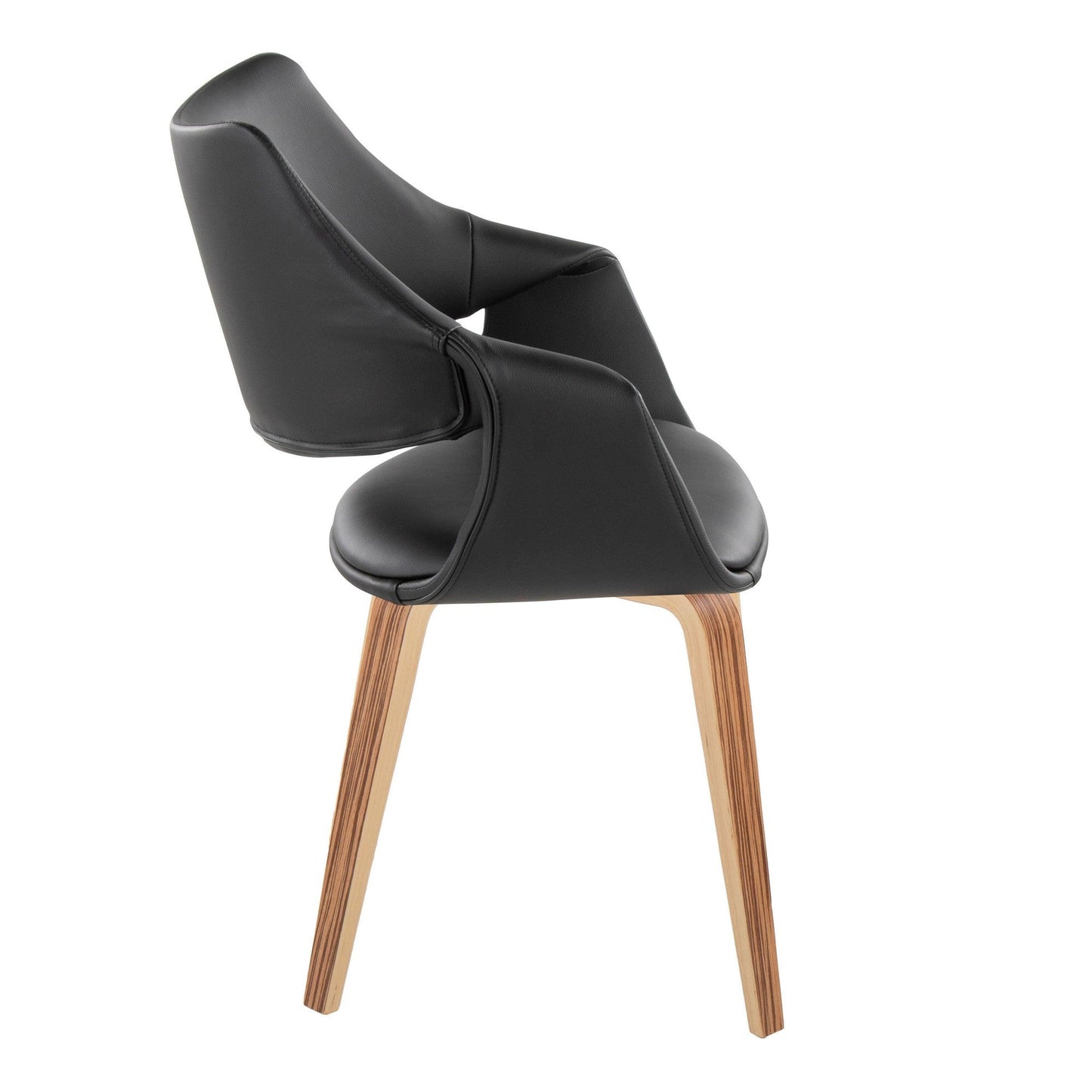 Lumisource Curvo High Back Upholstered Chair - Set of 2