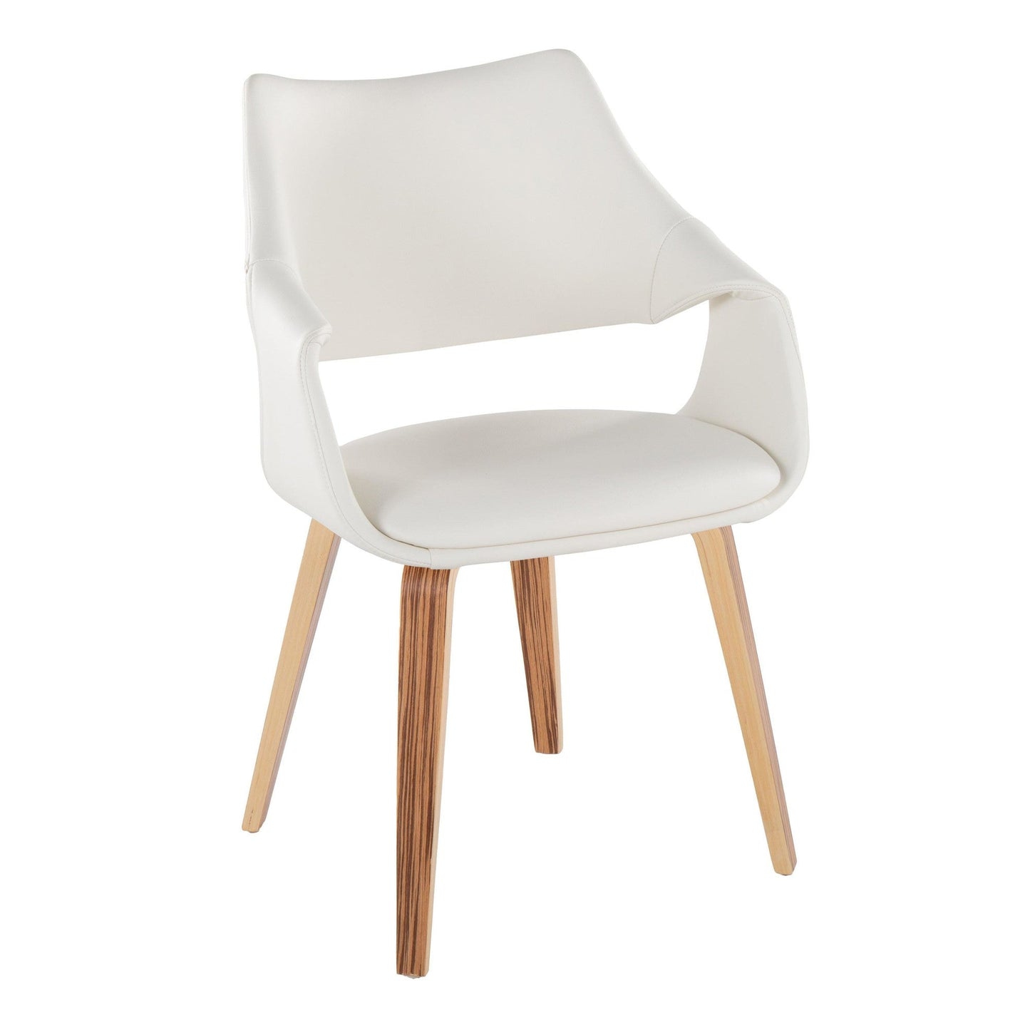Lumisource Curvo High Back Upholstered Chair - Set of 2