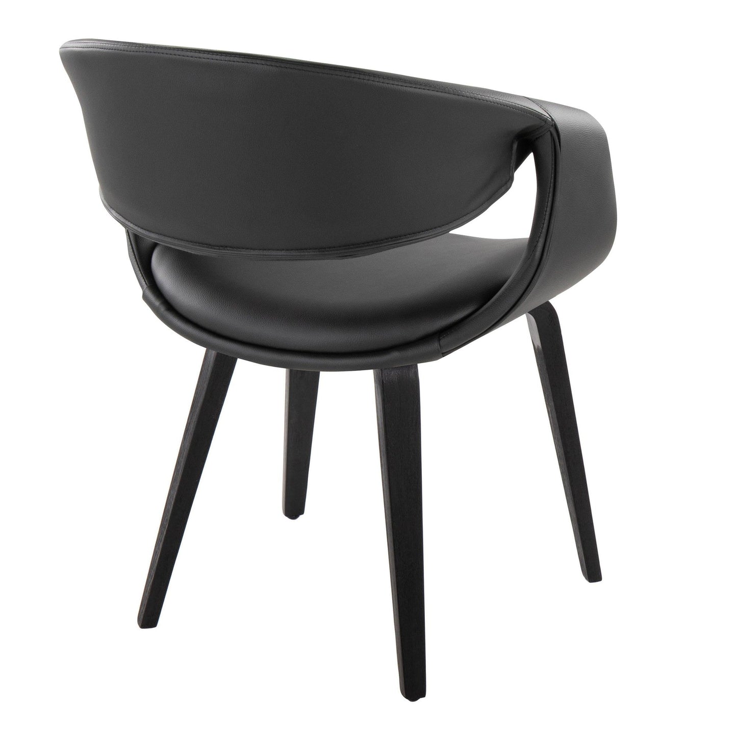 Lumisource Curvo Upholstered Chair - Set of 2