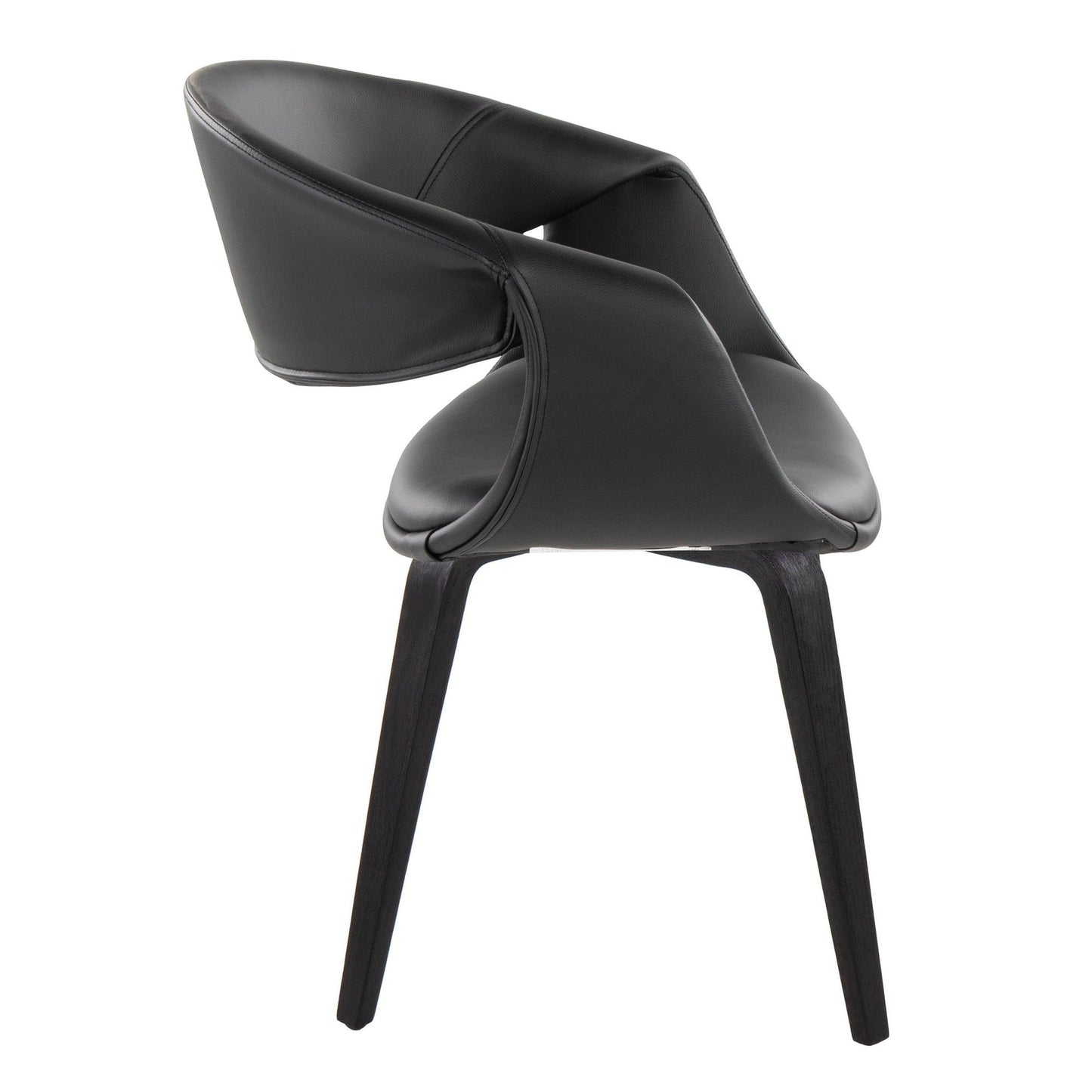 Lumisource Curvo Upholstered Chair - Set of 2