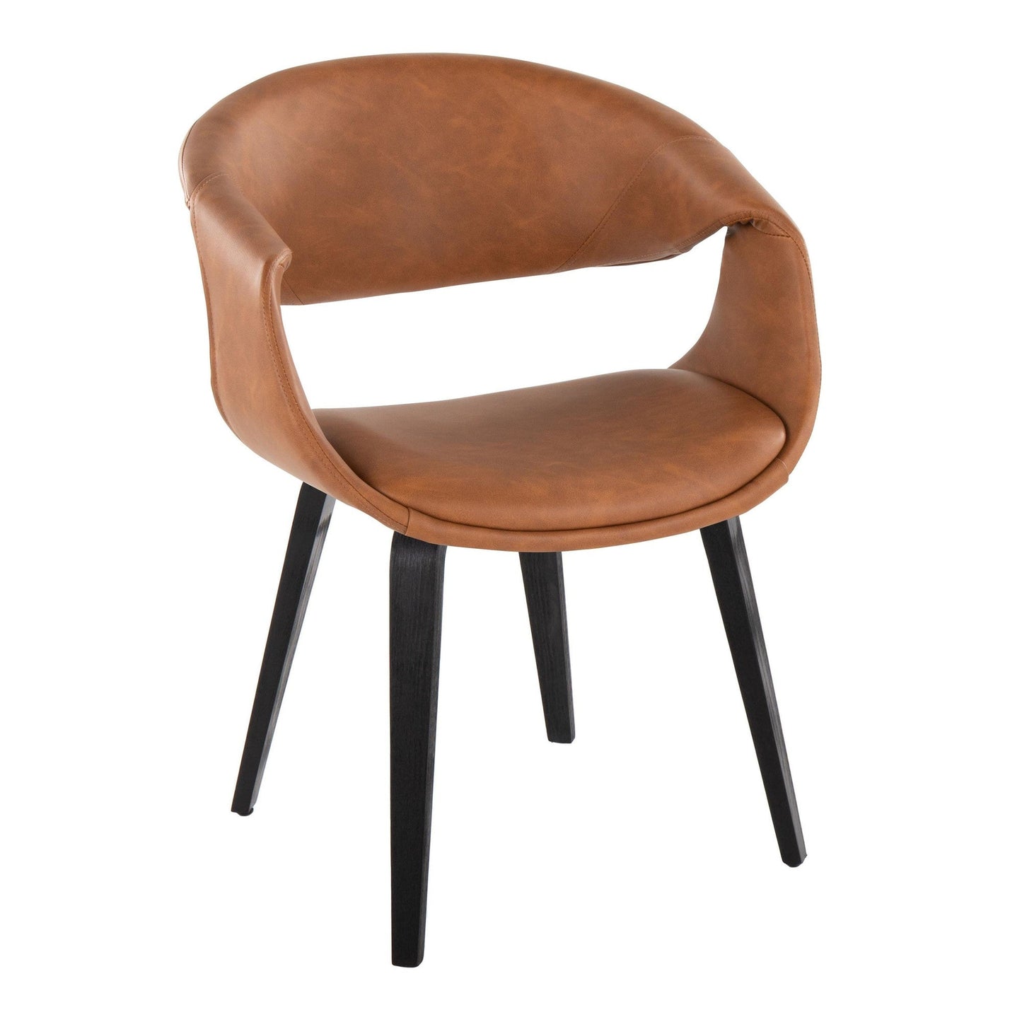 Lumisource Curvo Upholstered Chair - Set of 2