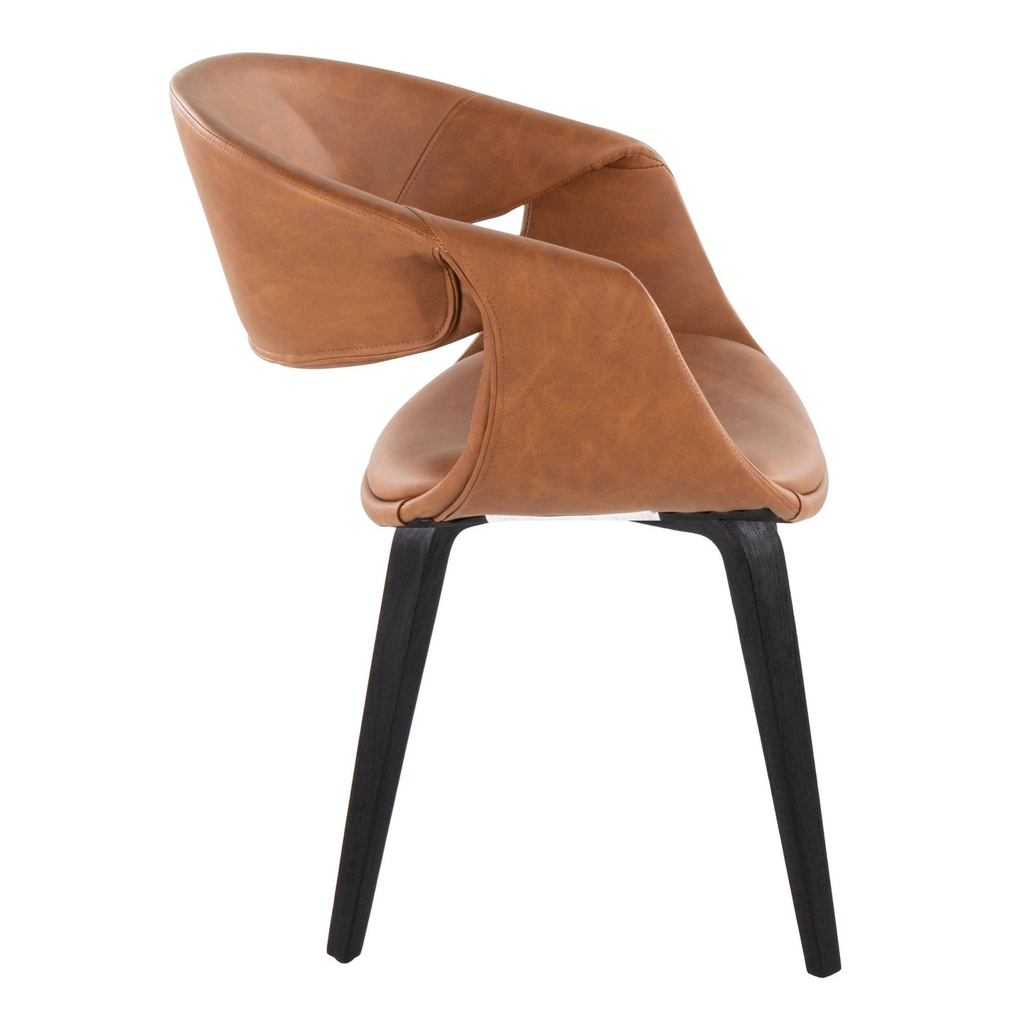 Lumisource Curvo Upholstered Chair - Set of 2