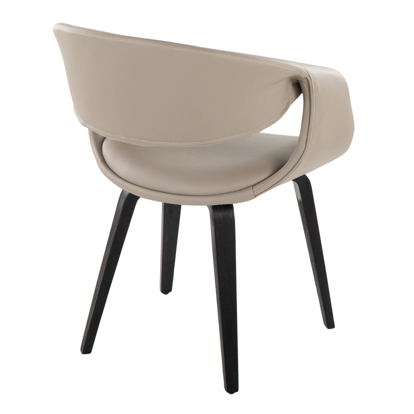 Lumisource Curvo Upholstered Chair - Set of 2