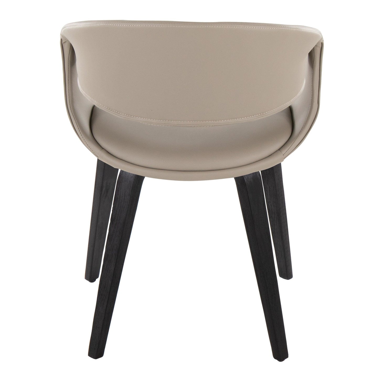 Lumisource Curvo Upholstered Chair - Set of 2