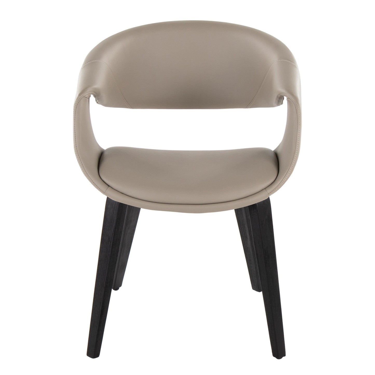 Lumisource Curvo Upholstered Chair - Set of 2