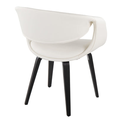 Lumisource Curvo Upholstered Chair - Set of 2