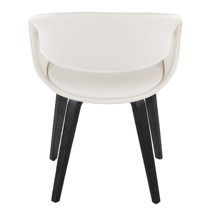 Lumisource Curvo Upholstered Chair - Set of 2
