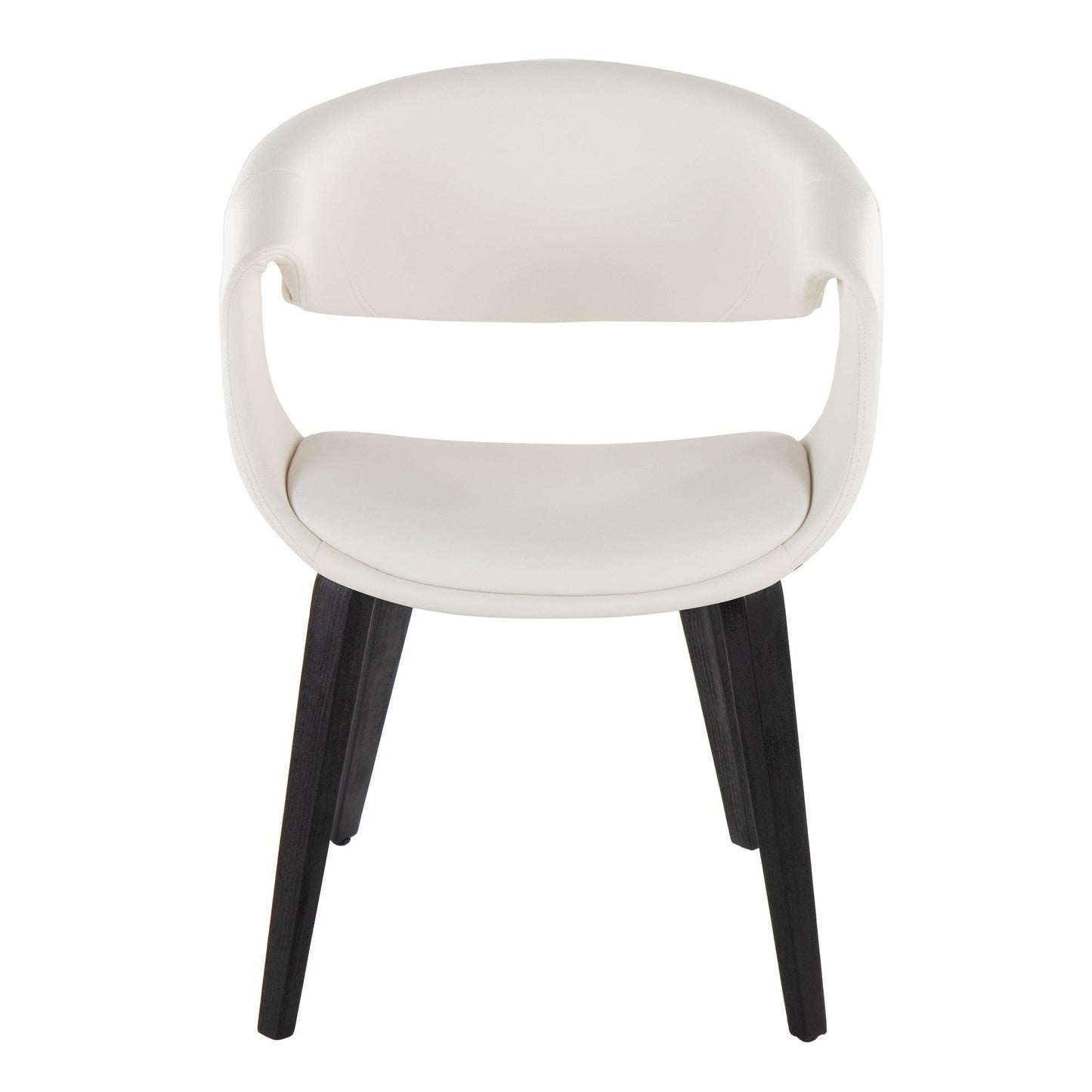 Lumisource Curvo Upholstered Chair - Set of 2