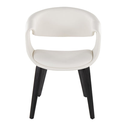 Lumisource Curvo Upholstered Chair - Set of 2
