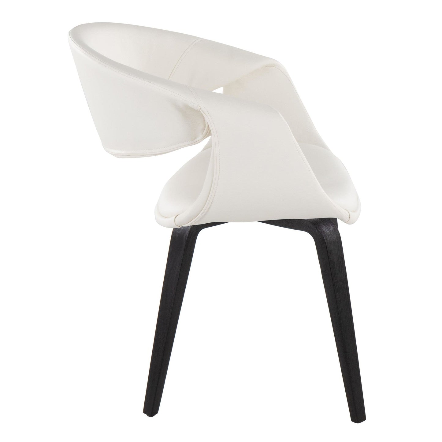 Lumisource Curvo Upholstered Chair - Set of 2