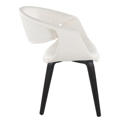 Lumisource Curvo Upholstered Chair - Set of 2