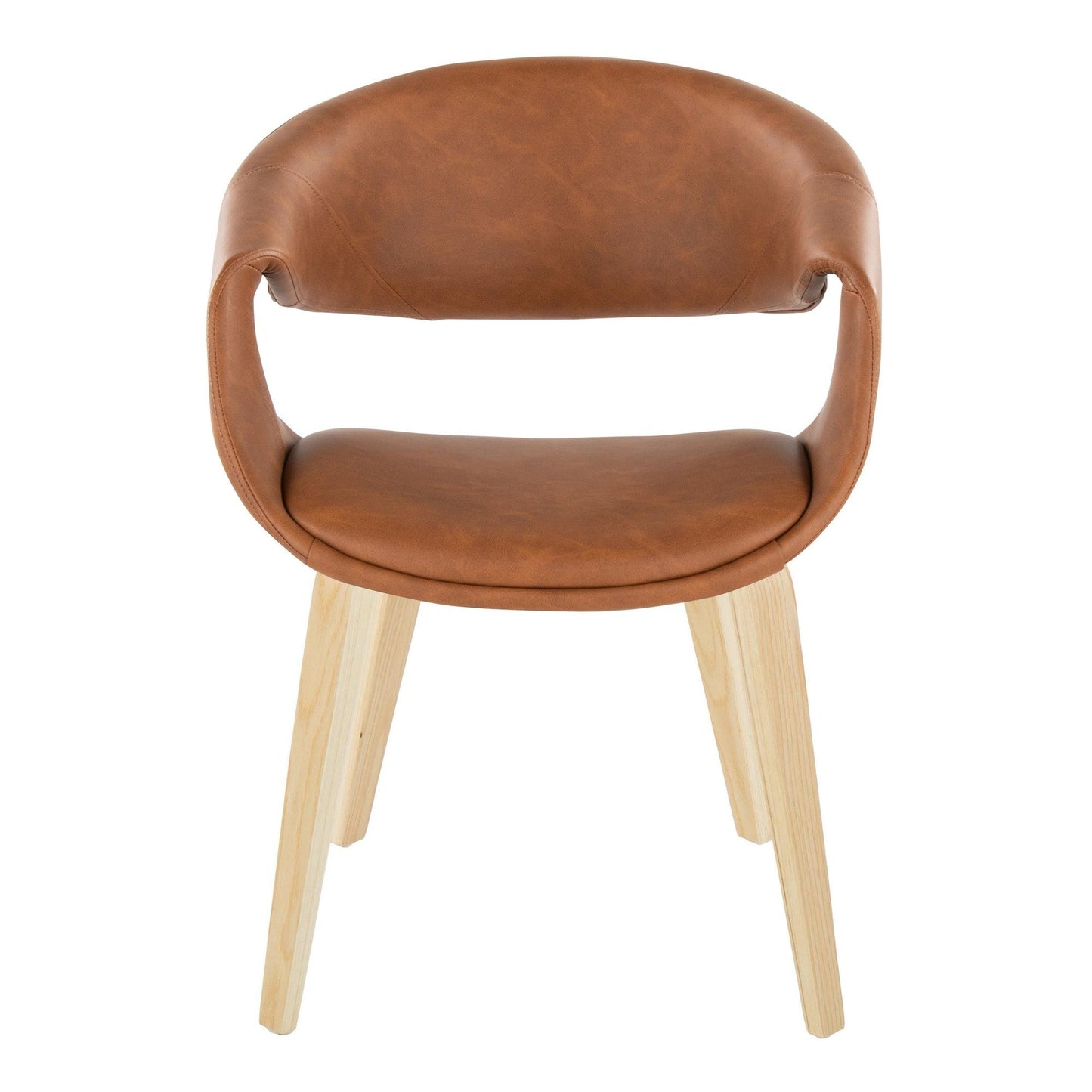 Lumisource Curvo Upholstered Chair - Set of 2