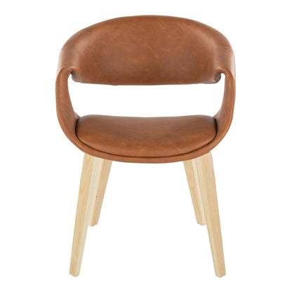 Lumisource Curvo Upholstered Chair - Set of 2