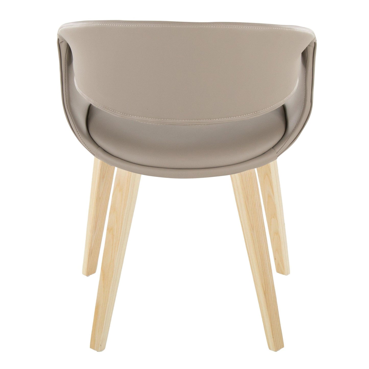 Lumisource Curvo Upholstered Chair - Set of 2