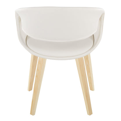 Lumisource Curvo Upholstered Chair - Set of 2