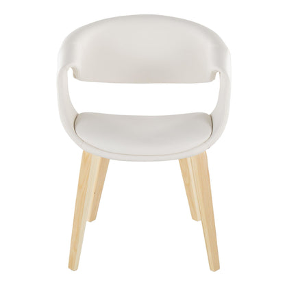 Lumisource Curvo Upholstered Chair - Set of 2