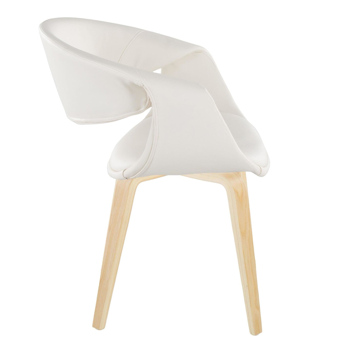 Lumisource Curvo Upholstered Chair - Set of 2