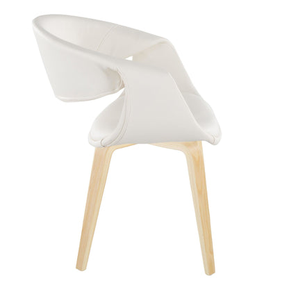 Lumisource Curvo Upholstered Chair - Set of 2