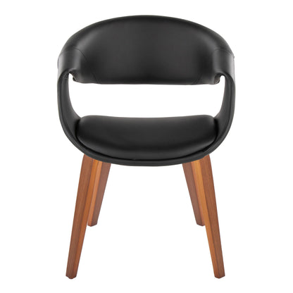 Lumisource Curvo Upholstered Chair - Set of 2