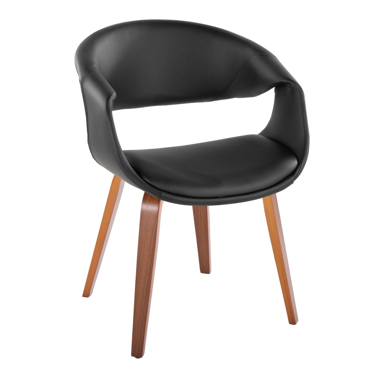 Lumisource Curvo Upholstered Chair - Set of 2