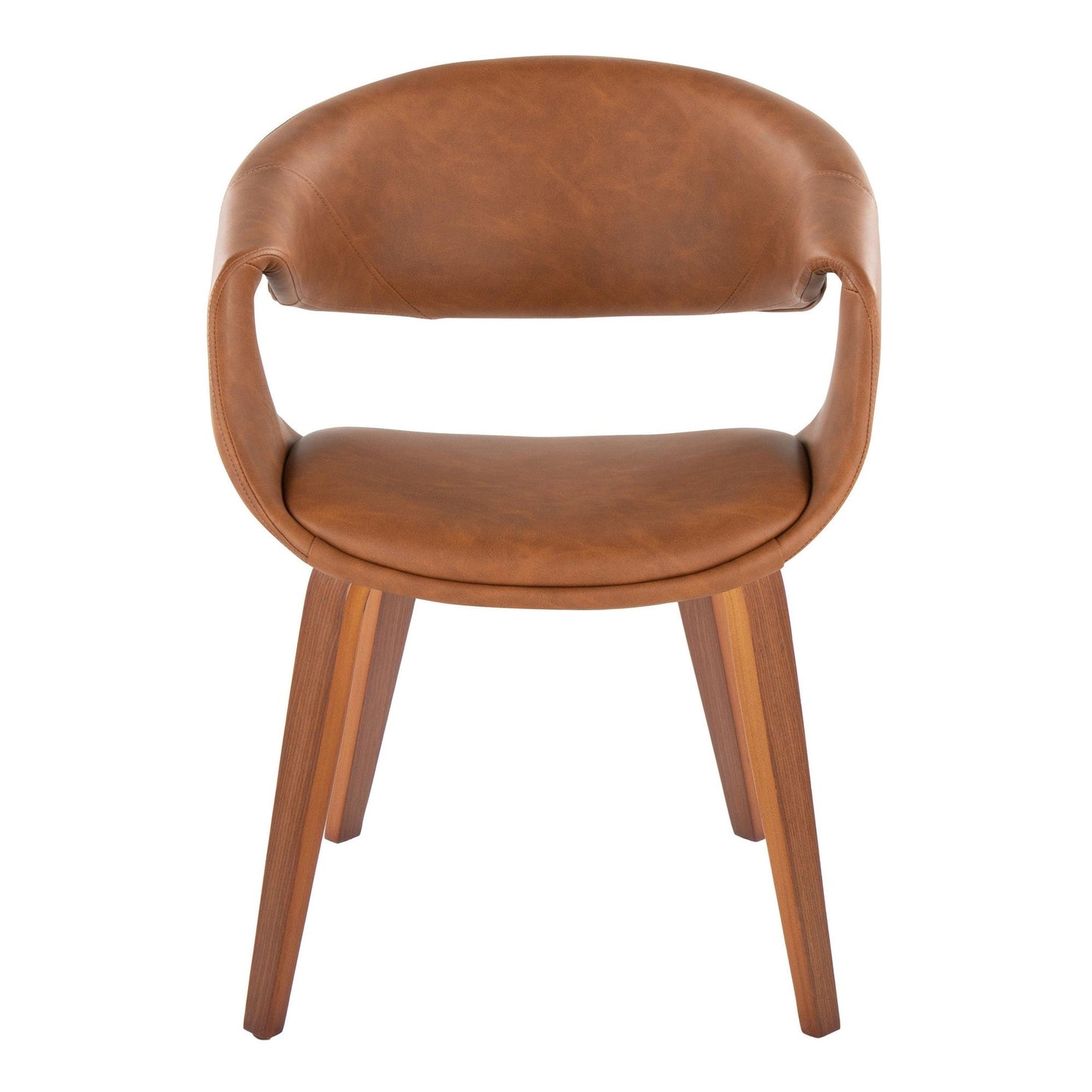 Lumisource Curvo Upholstered Chair - Set of 2