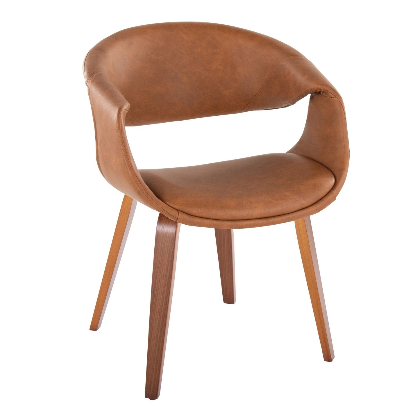 Lumisource Curvo Upholstered Chair - Set of 2