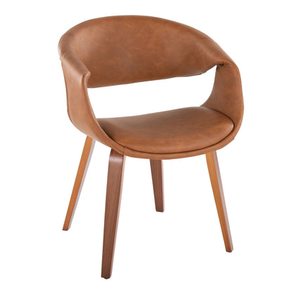 Lumisource Curvo Upholstered Chair - Set of 2