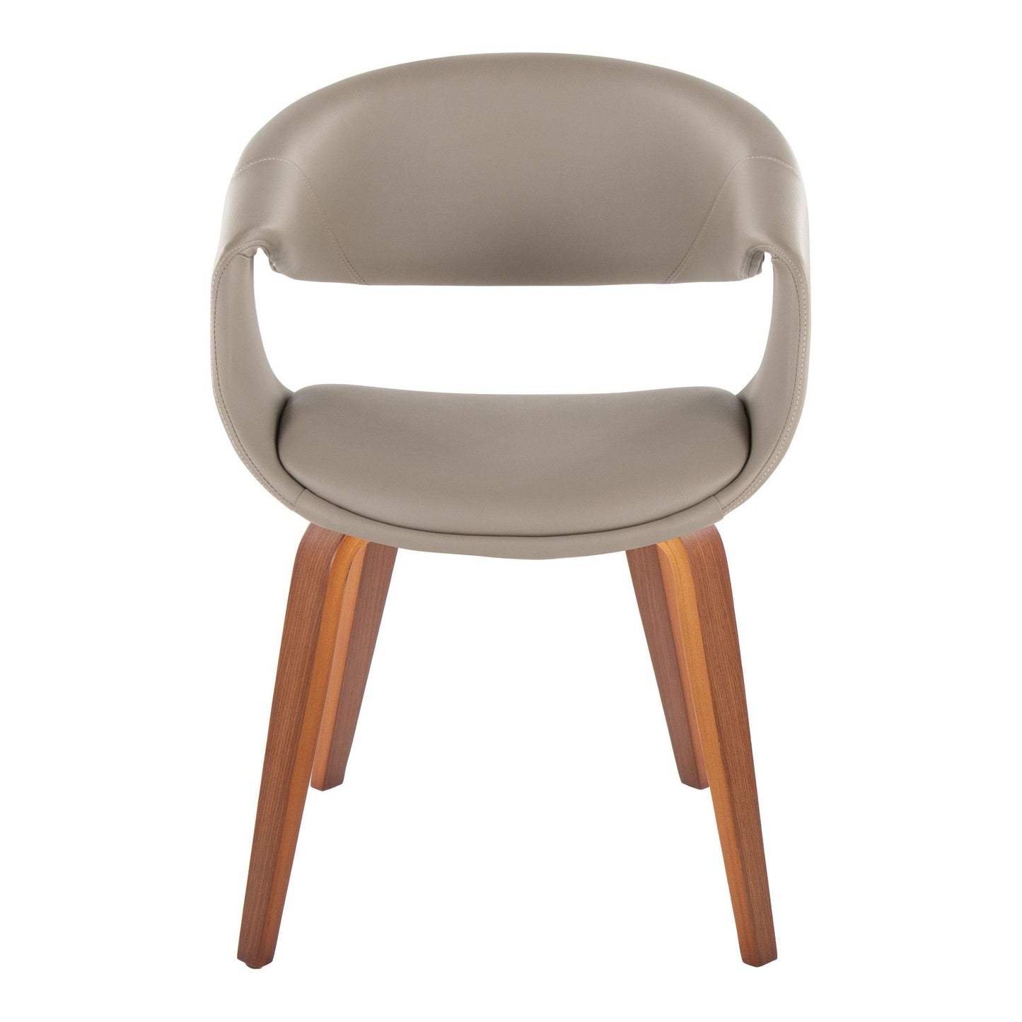 Lumisource Curvo Upholstered Chair - Set of 2