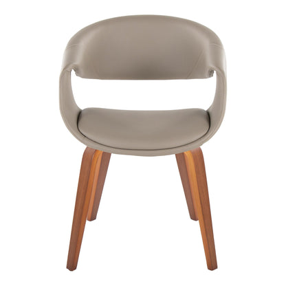 Lumisource Curvo Upholstered Chair - Set of 2