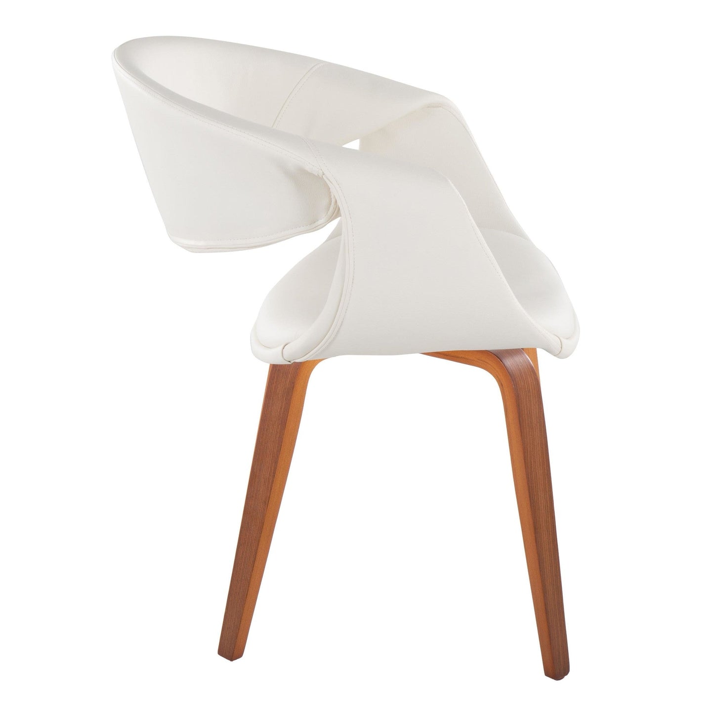 Lumisource Curvo Upholstered Chair - Set of 2