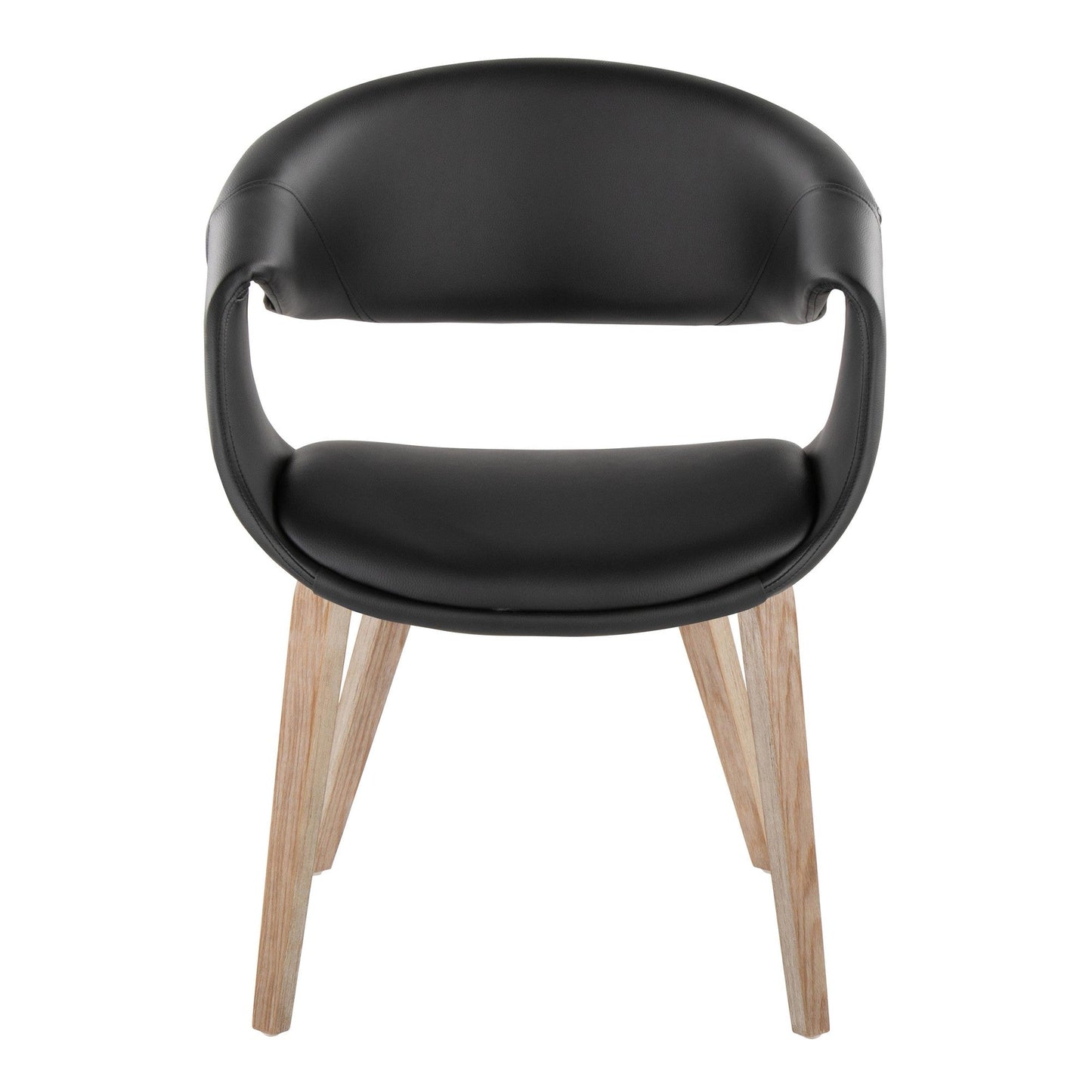 Lumisource Curvo Upholstered Chair - Set of 2
