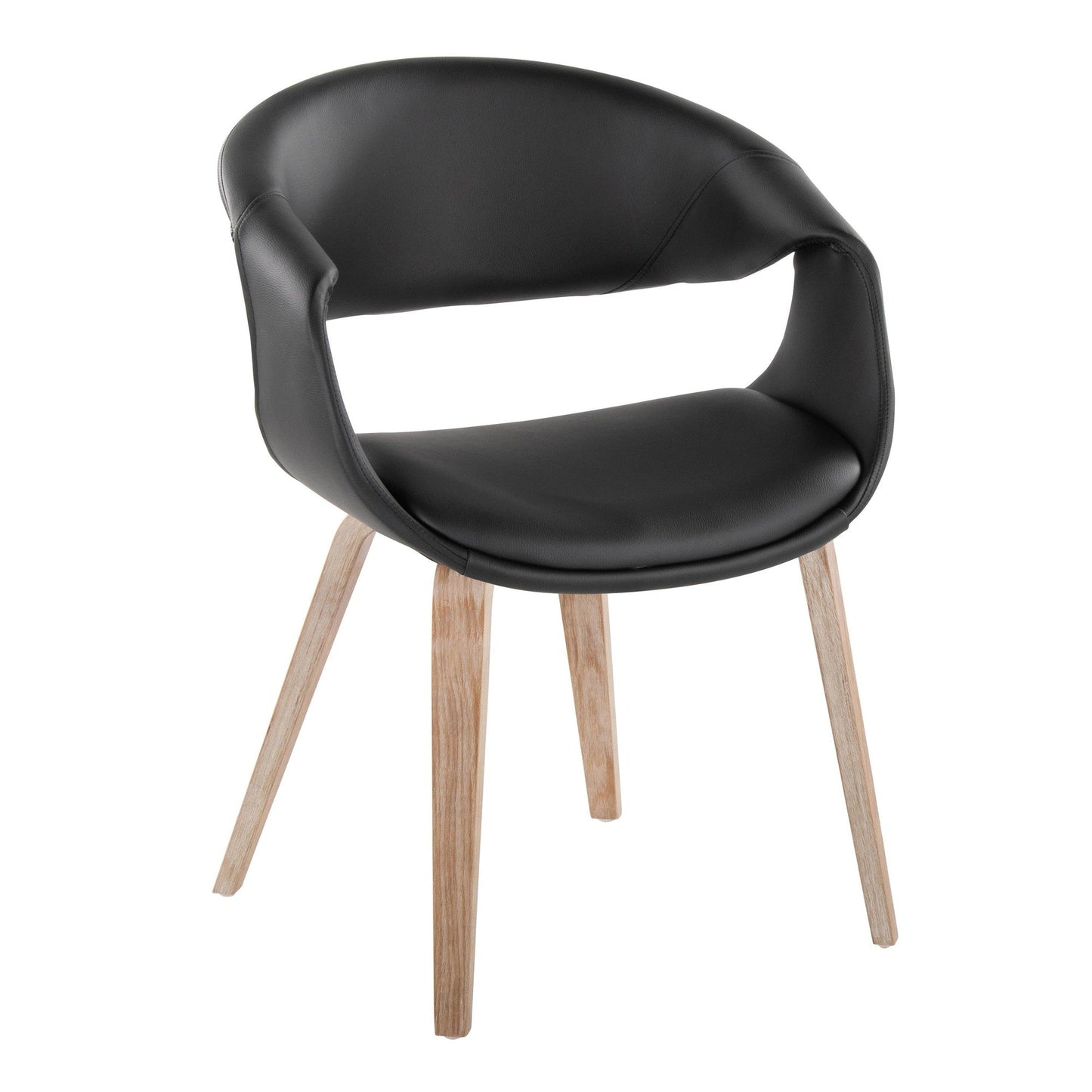 Lumisource Curvo Upholstered Chair - Set of 2