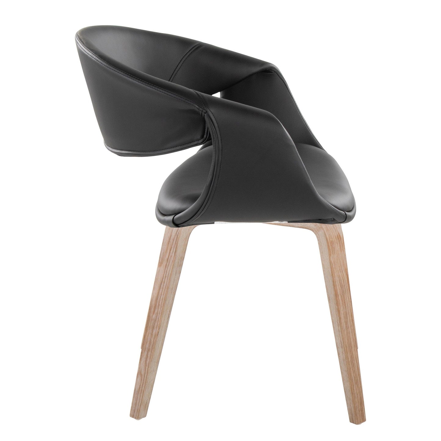 Lumisource Curvo Upholstered Chair - Set of 2