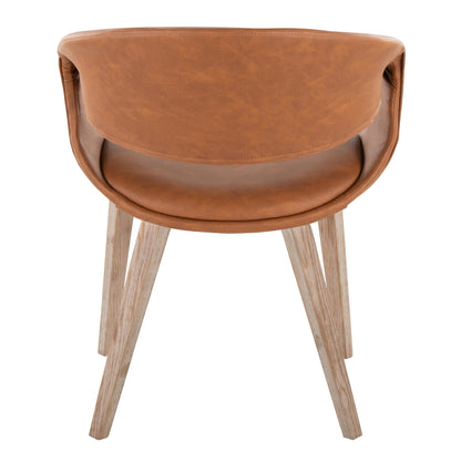 Lumisource Curvo Upholstered Chair - Set of 2
