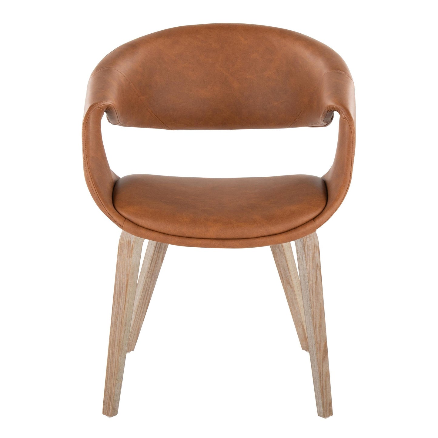 Lumisource Curvo Upholstered Chair - Set of 2
