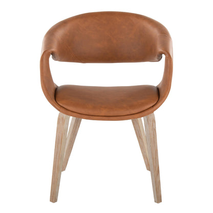 Lumisource Curvo Upholstered Chair - Set of 2