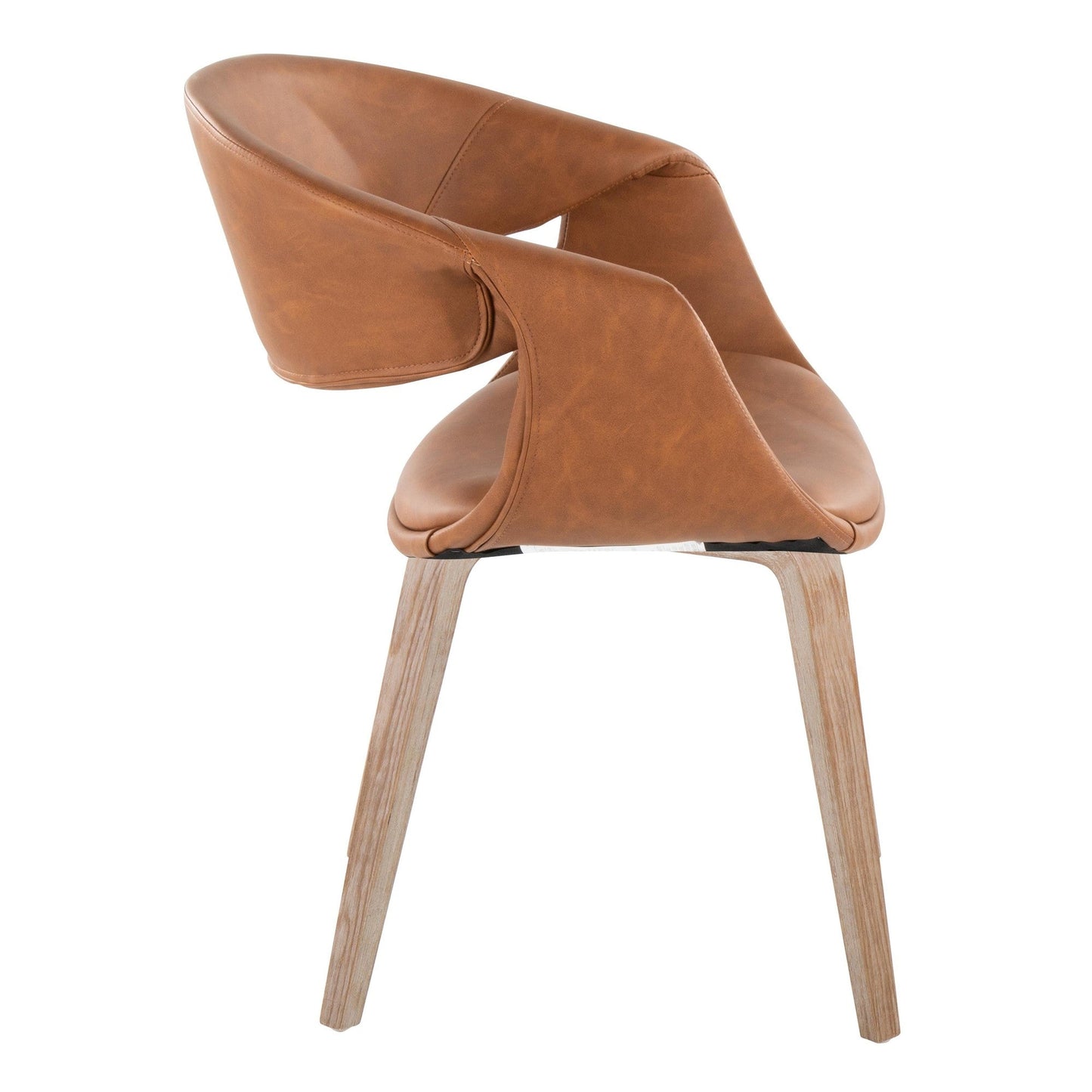 Lumisource Curvo Upholstered Chair - Set of 2