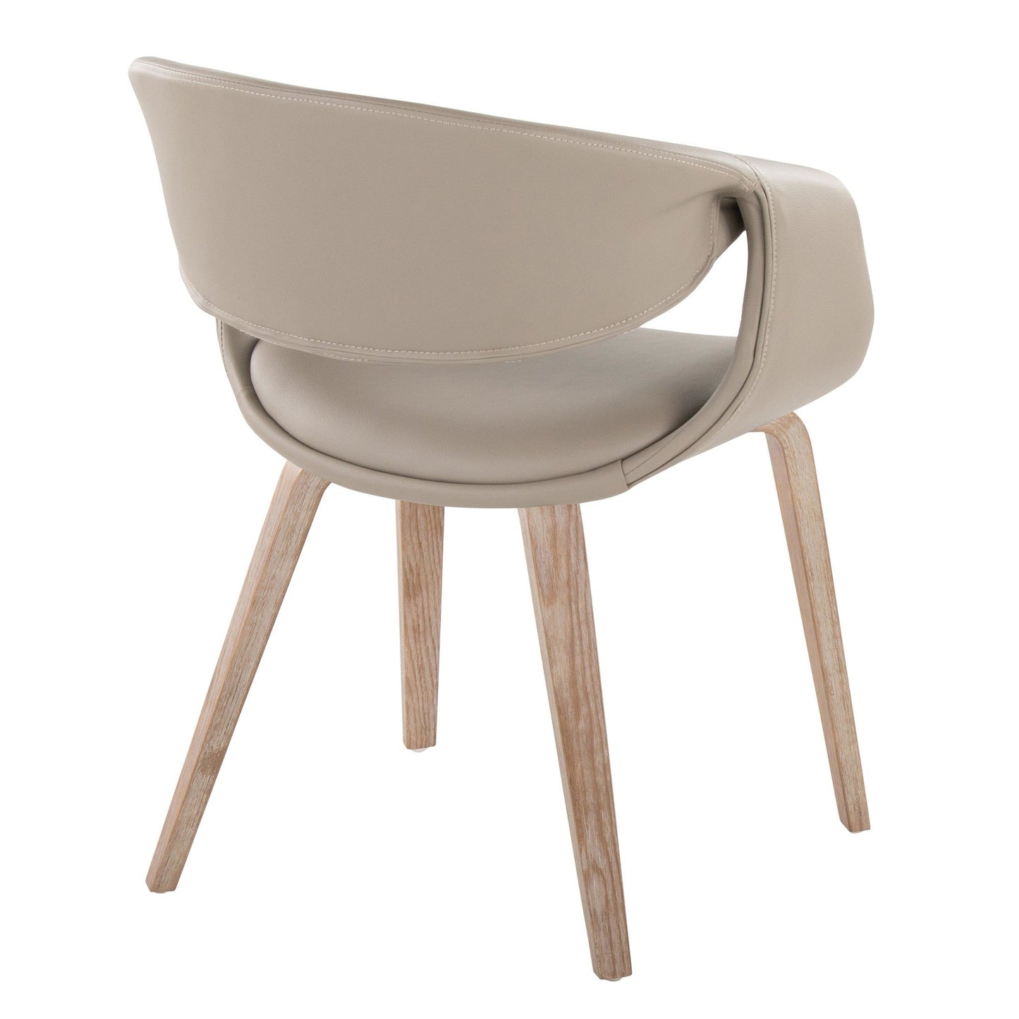 Lumisource Curvo Upholstered Chair - Set of 2